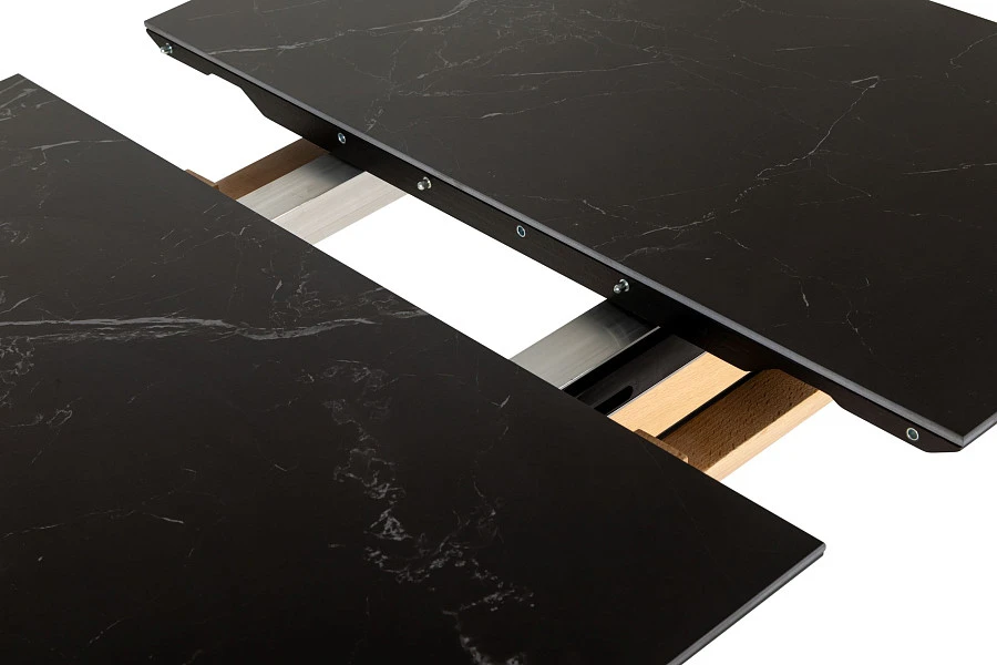 Стол раздвиж. Нарвик Ceramic 140-180 Automatic Natur/Dark marble - фото 5