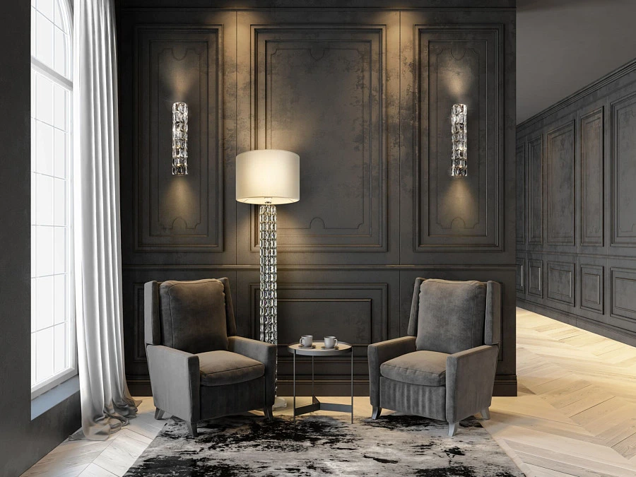 Настенный светильник (бра) Maytoni DIA008WL-02CH - фото 5