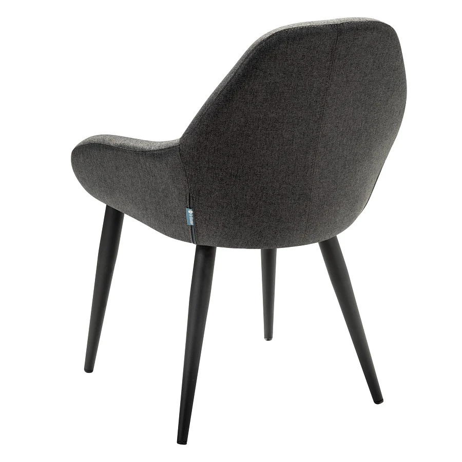 Кресло Kent тёмно-серый/черный - фото 4