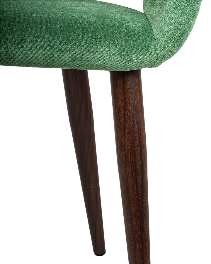 Кресло Hugs зеленый/т.орех - фото 7