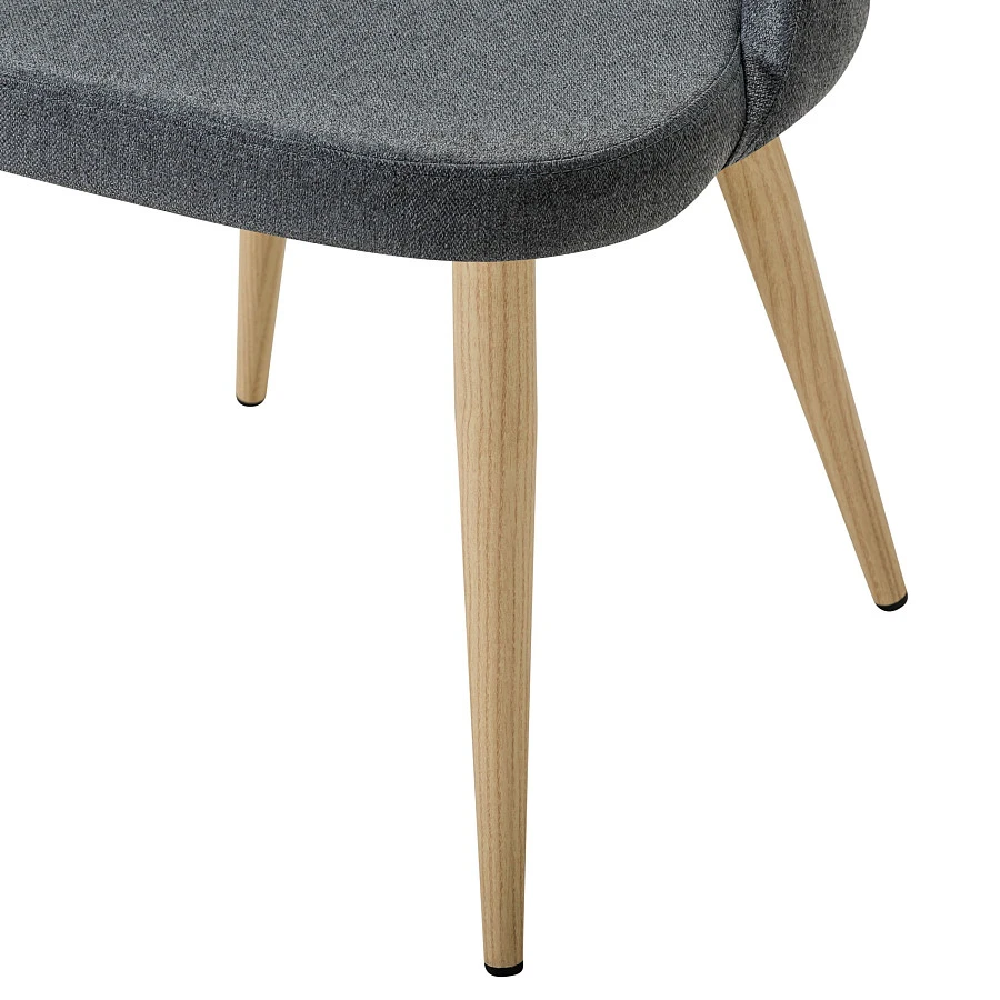 Стул Lars тёмно-серый/нат.дуб - фото 7