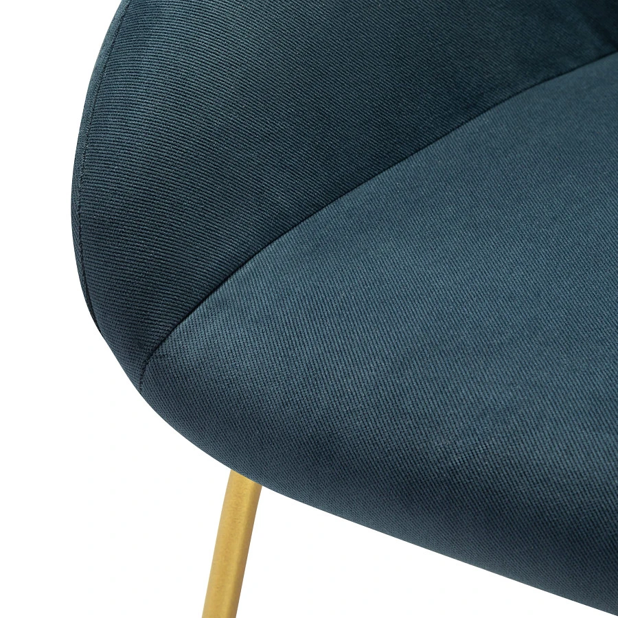 Кресло Kent Diag blue/Линк золото - фото 6
