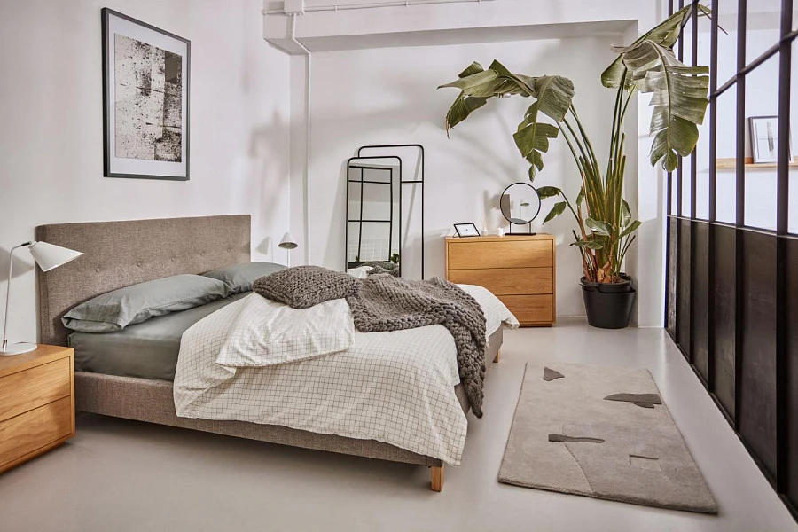 Прикроватная тумба Abilen шпон дуба /белый лак - фото 4