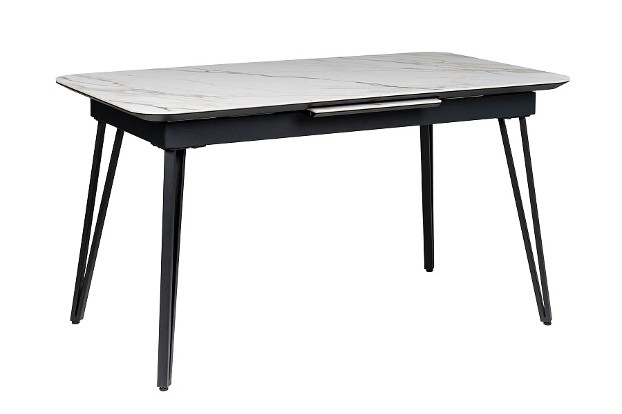 Стол Диего раздвиж. 140-180 Керамогранит Светлый Мрамор