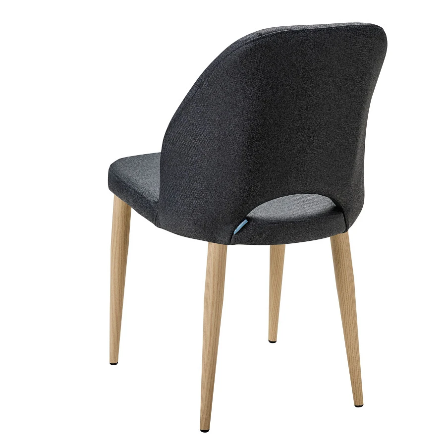 Стул Ledger темно-серый/нат.дуб - фото 3