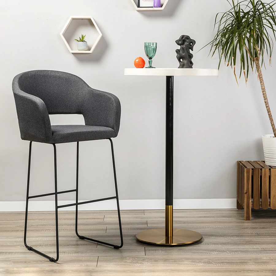 Кресло Бар. Oscar тёмно-серый/Линк - фото 6