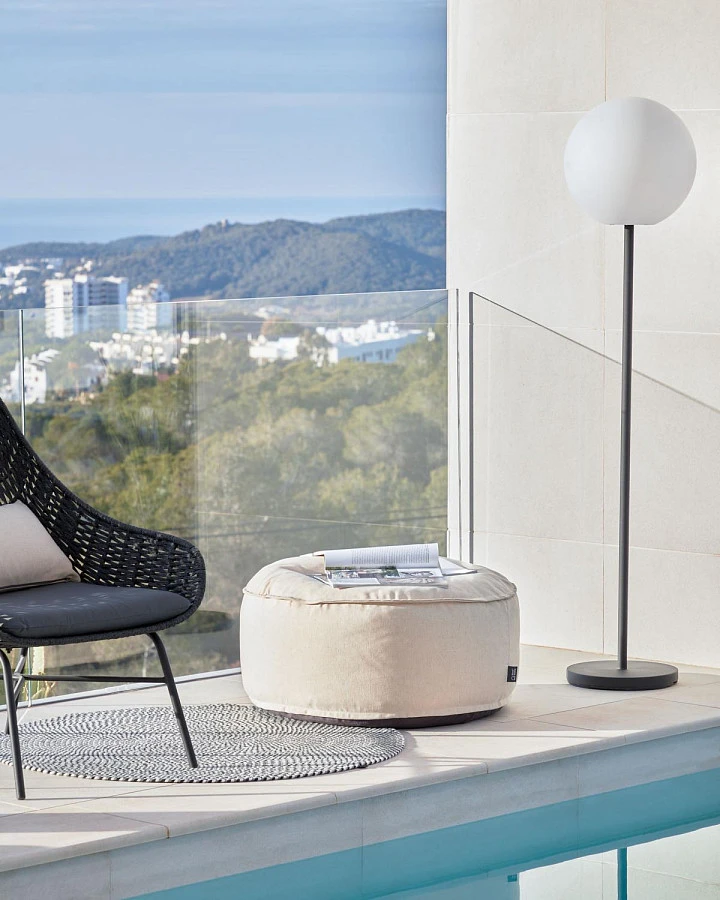 Веревочное кресло Abeli черного цвета - фото 9