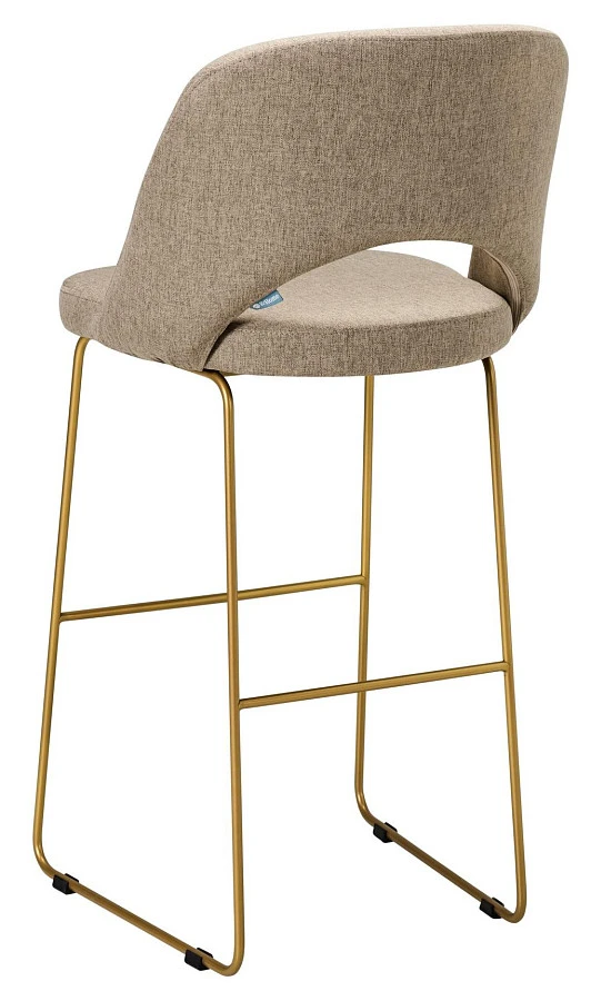 Кресло Бар Lars Браун/ЛинкЗолот - фото 4