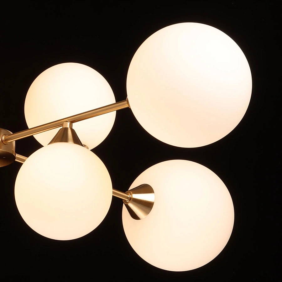 Люстра подвесная DeMarkt Оливия 306015508 - фото 4