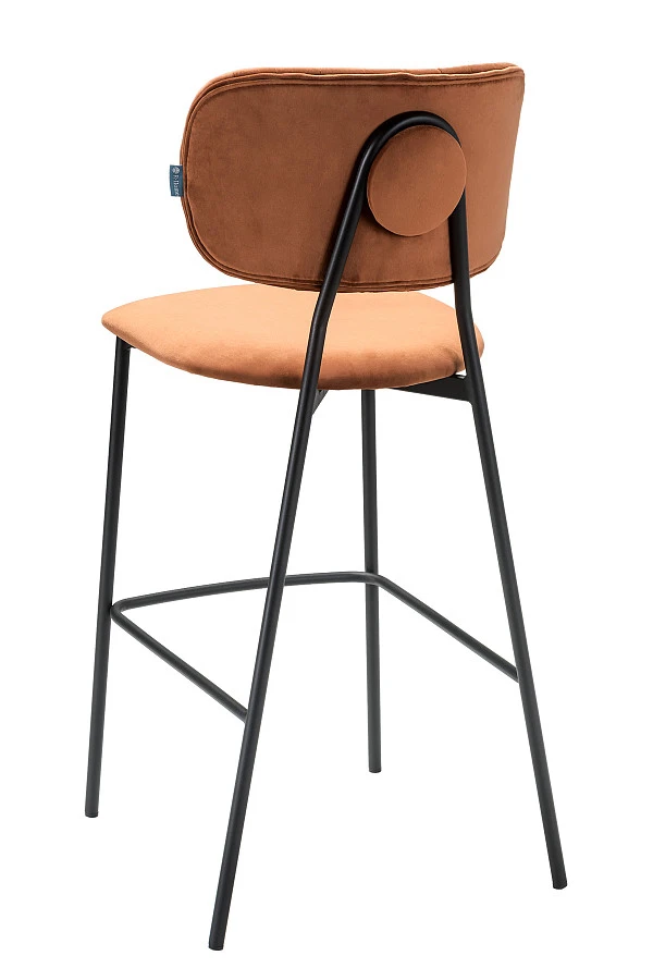 Стул барный Fendi оранж. - фото 4