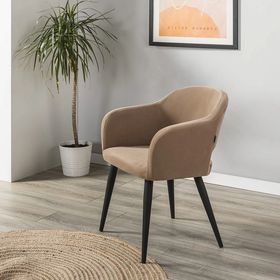Стул Oscar Diag beige/черный - фото 12