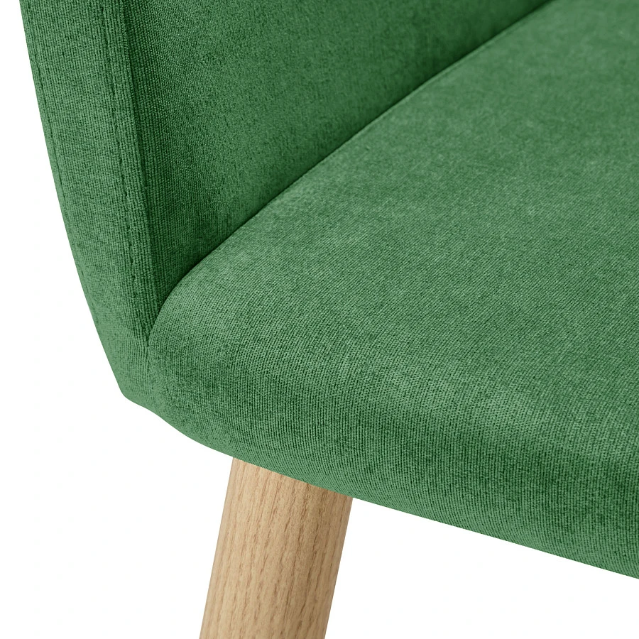 Кресло Oscar зеленый/нат.дуб - фото 6