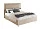 Кровать Юнит  160х200 светло-бежевого цвета
