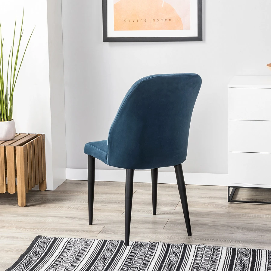 Стул Alen Diag blue/черный - фото 12