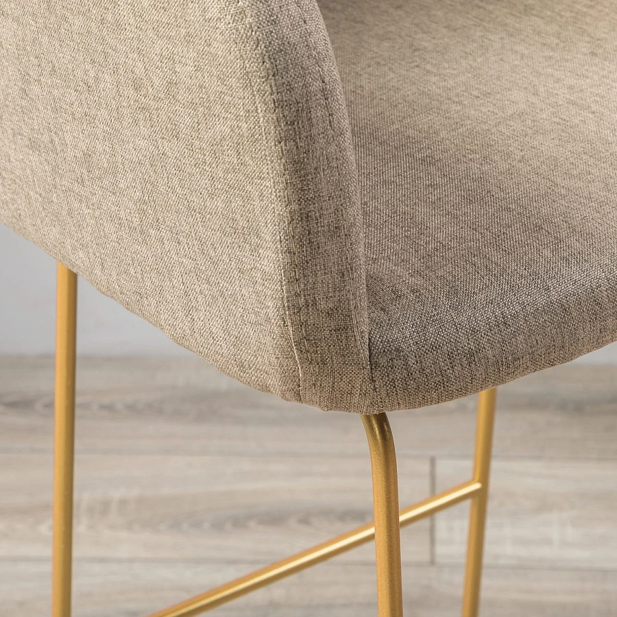 Кресло Бар Oscar Браун/ЛинкЗолот - фото 9