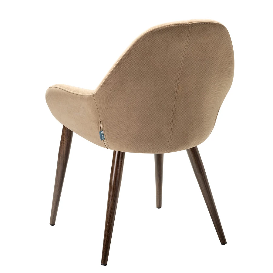 Кресло Kent Diag beige/т.орех - фото 4