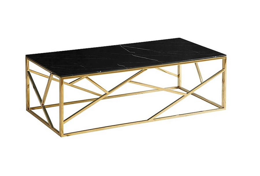 Стол журнальный ESCADA A IIчерн.мрамор/золотой
