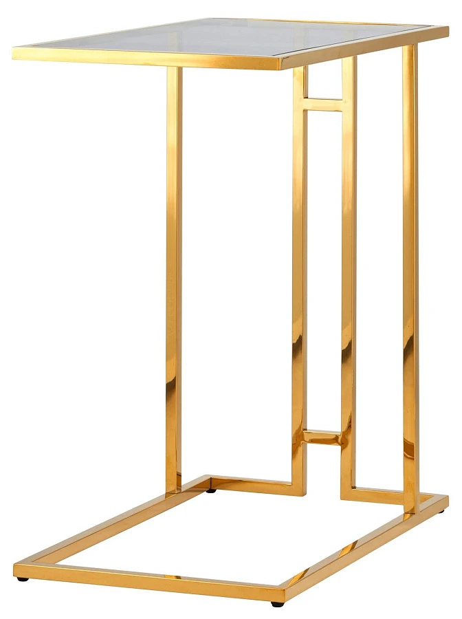 Журнальный столик БОСТОН 50*32 золотистый - фото 2