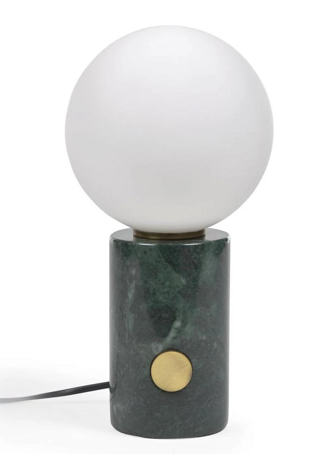 Настольная лампа Lonela мрамор/зеленый