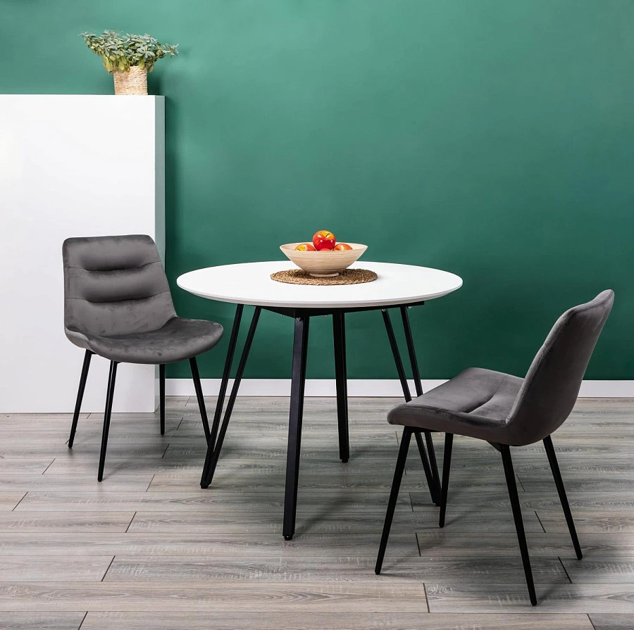 Стол Диего d860 белый со скосом - фото 6