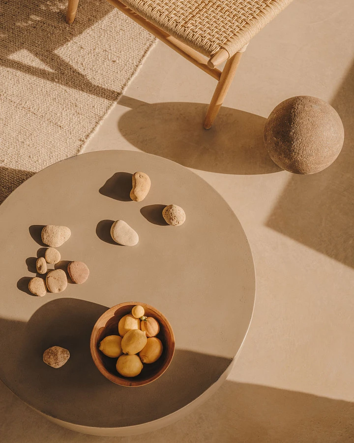 Garbet Кофейный столик из цемента Ø 60 см - фото 2