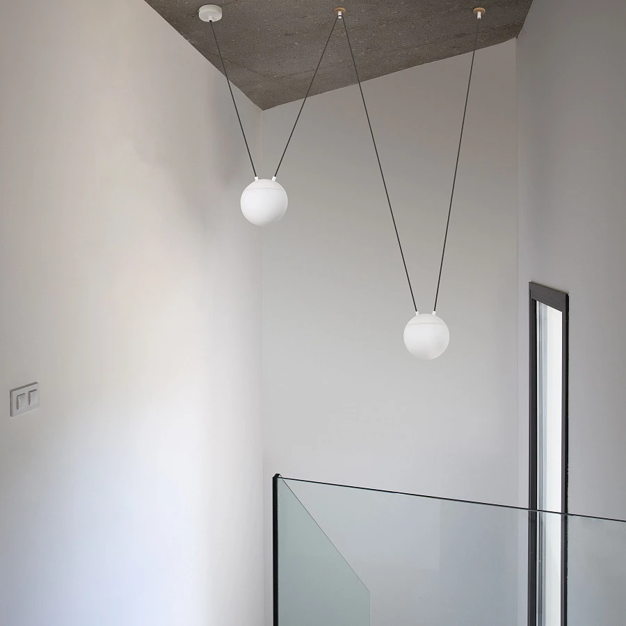Люстра Mine белая - фото 4