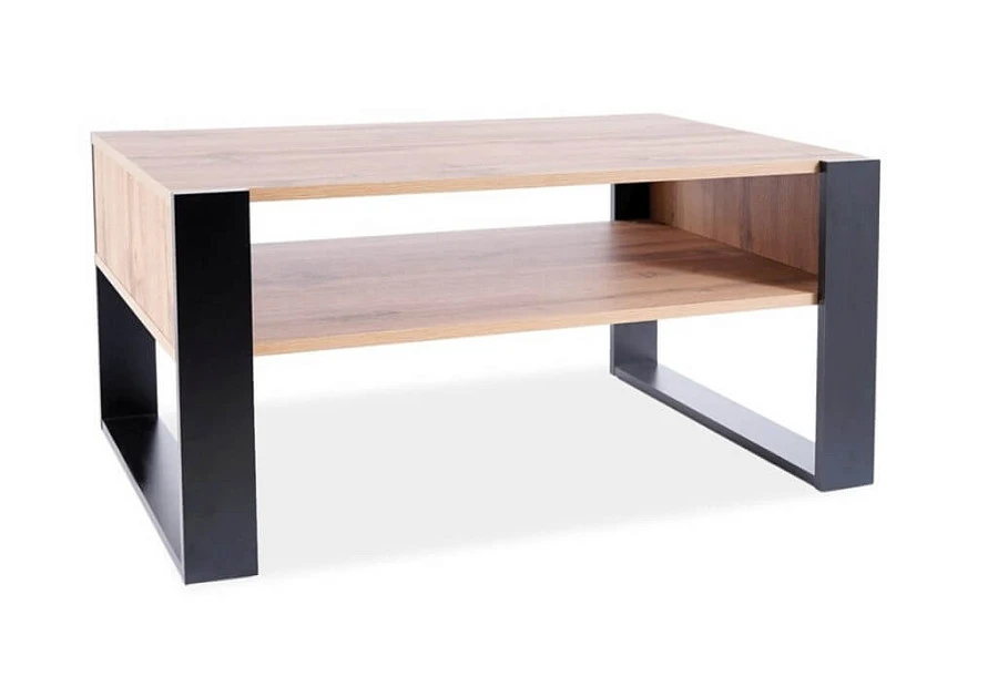 Стол журнальный GEMA (дуб вотан/черный)