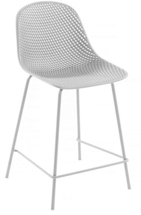 Полубарный стул Quinby белый