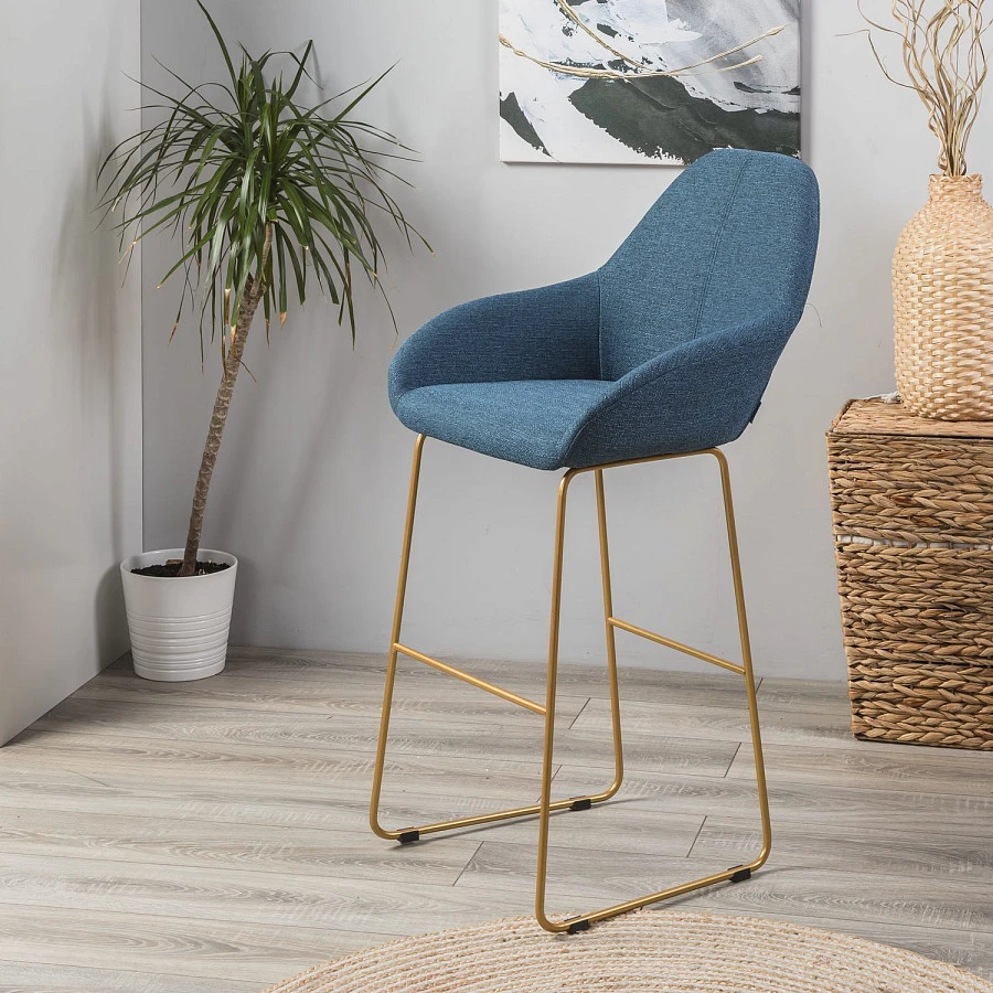 Кресло Бар Kent БлюАрт/ЛинкЗолот - фото 11