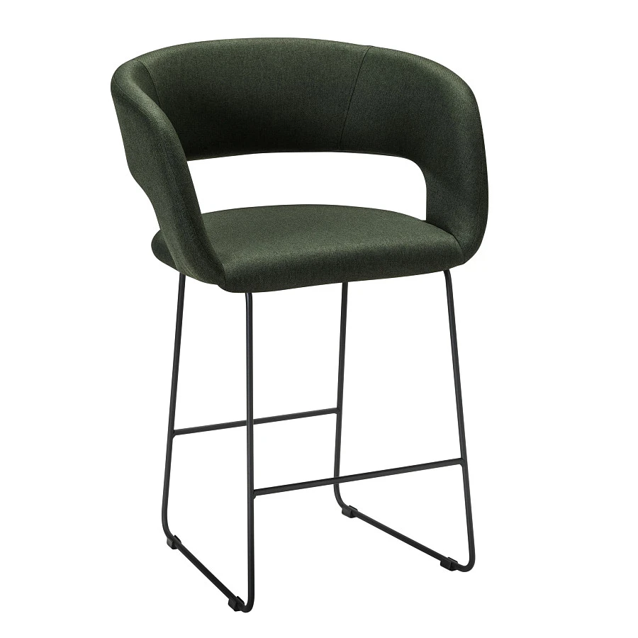 Кресло полубар Hugs тёмно-зеленый/Линк