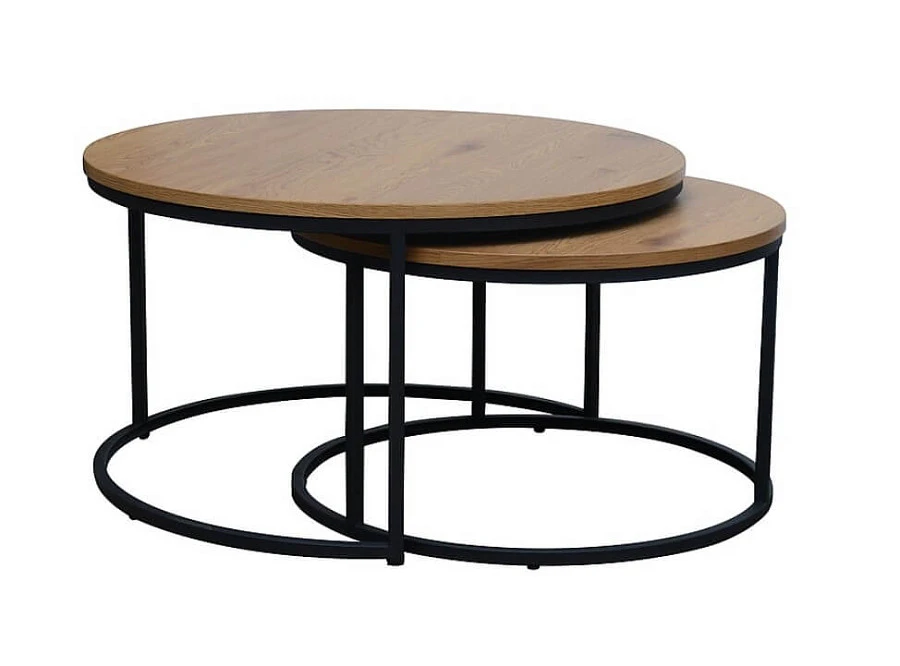 Комплект Signal ATLANTA II, 2стола дуб/черн.