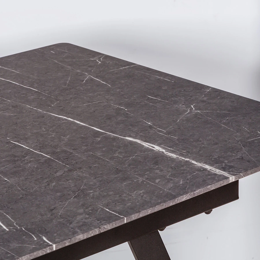 Стол Пеле раздвиж. 140-180 Мрамор графит - фото 11