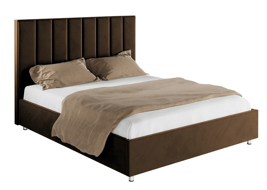 Кровать Параллель 180х200 цвета тёмный шоколад