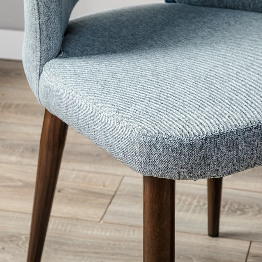 Стул Ledger св.серый/т. орех - фото 10