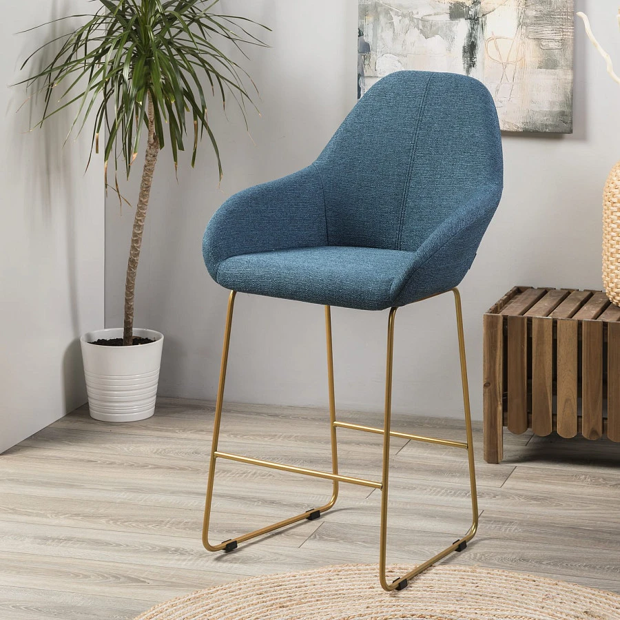 Кресло полубар Kent БлюАрт/ЛинкЗолот - фото 5