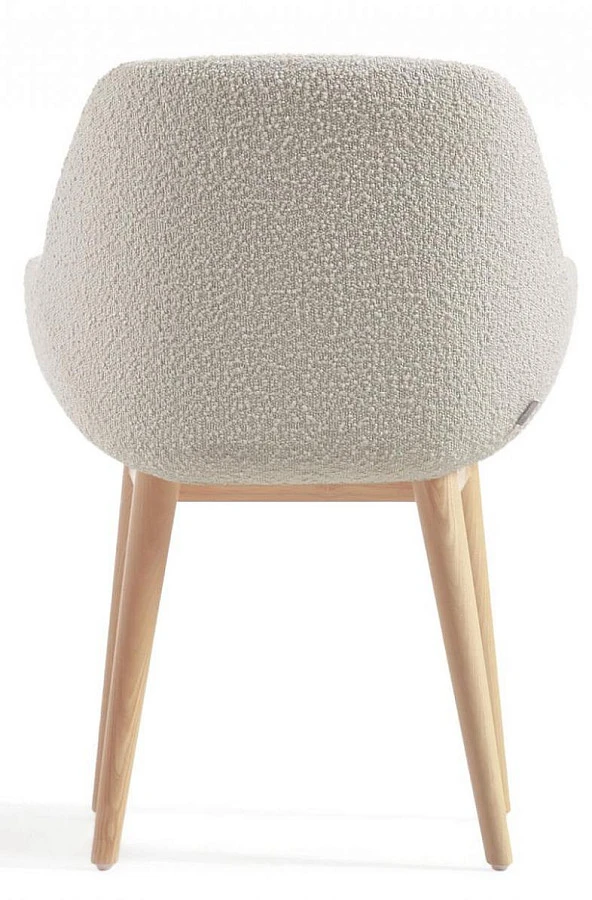 Стул Konna белый/ массив ясеня - фото 5