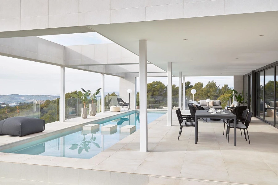 Веревочное кресло Abeli черного цвета - фото 3