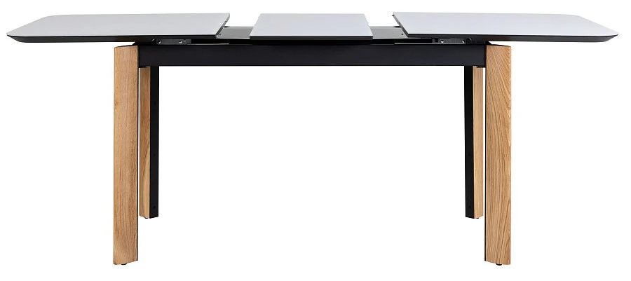 Стол раскл. Combi Glass 140-180 Automatic Natur/Light matte glass - фото 3