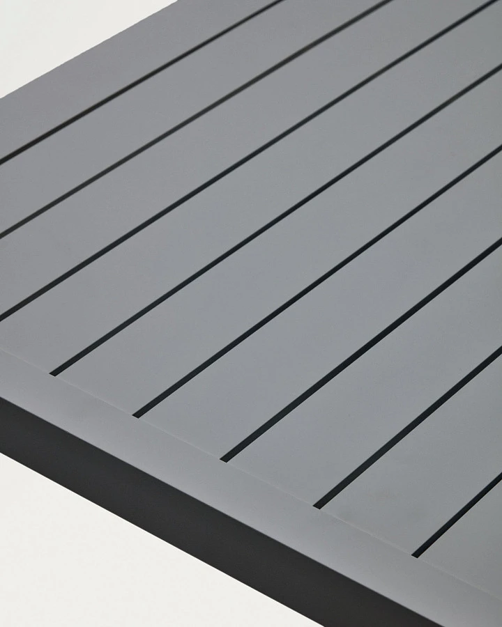 Culip Алюминиевый барный стол с порошковым покрытием серого цвета 150 x 77 см - фото 9