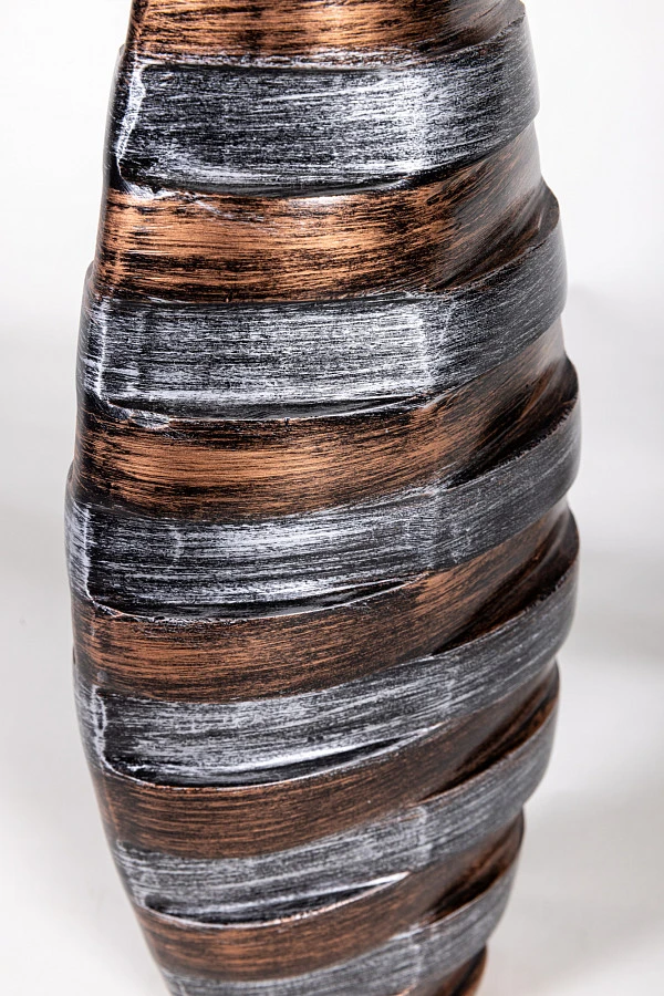 Ваза мет. средняя STRIPES 0.66x0.16x0.06м - фото 3