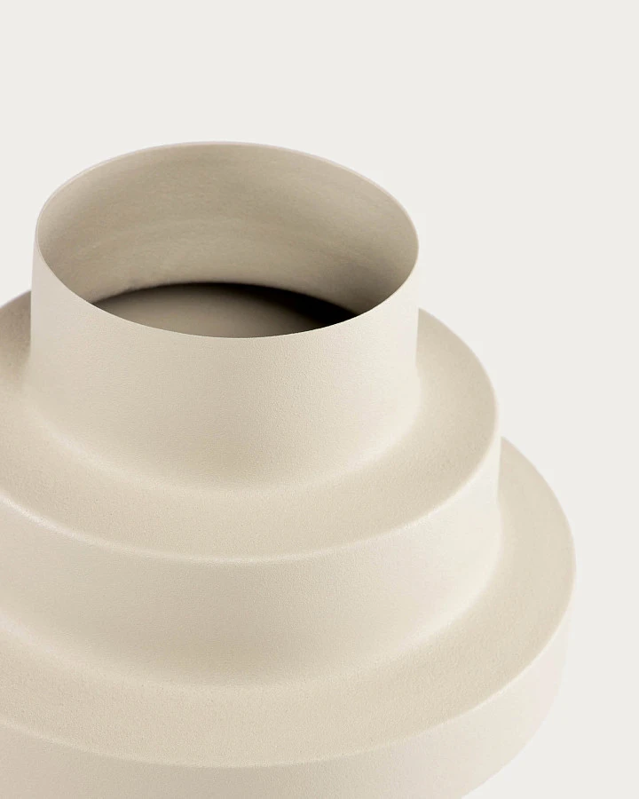 Ваза Velia бежевая - фото 5