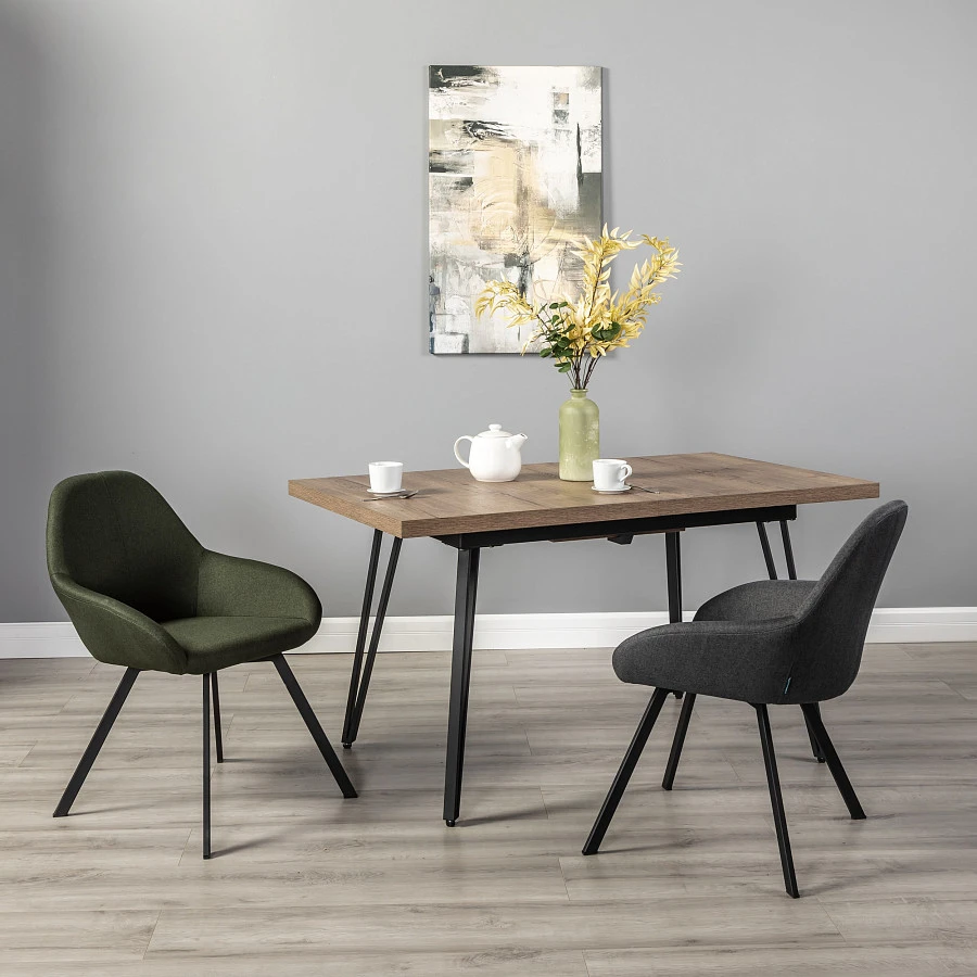 Стол Диего раздвиж. 140-180 Галифакс Табак/Бабочка - фото 10