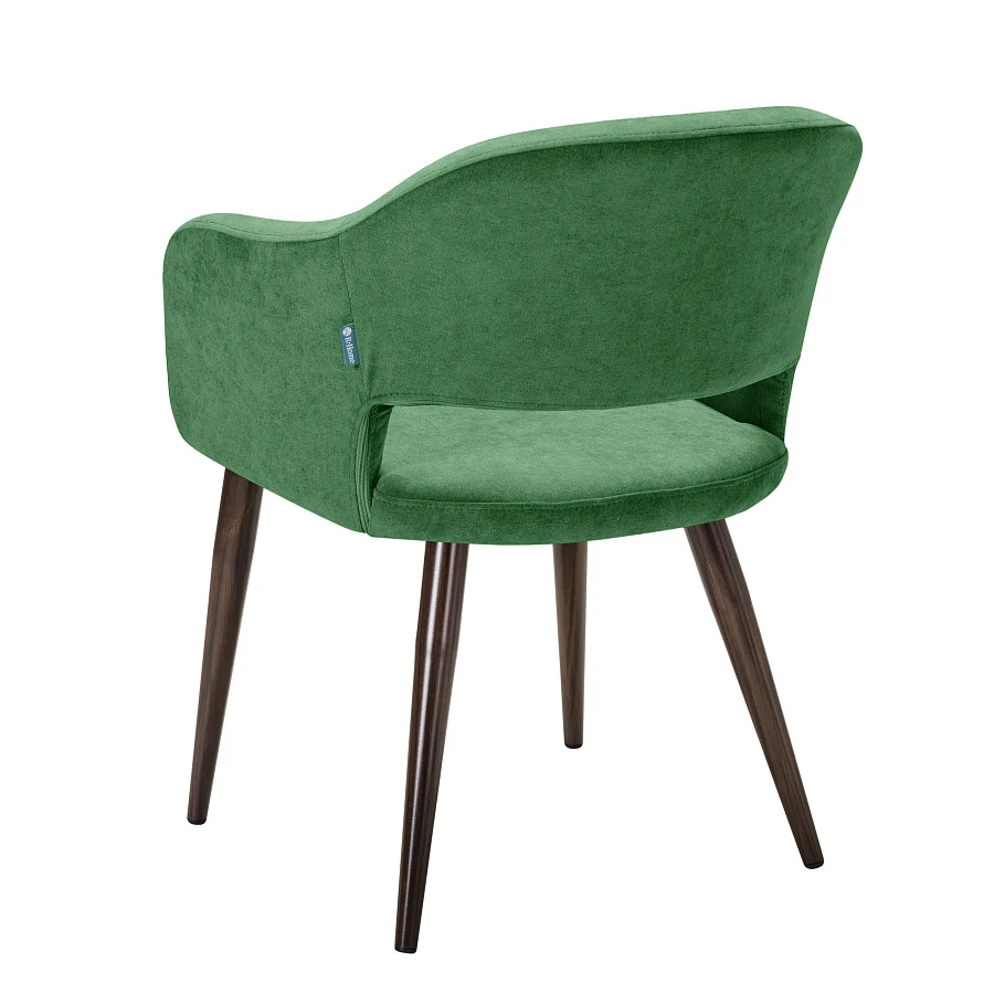 Кресло Oscar зеленый/т.орех - фото 3