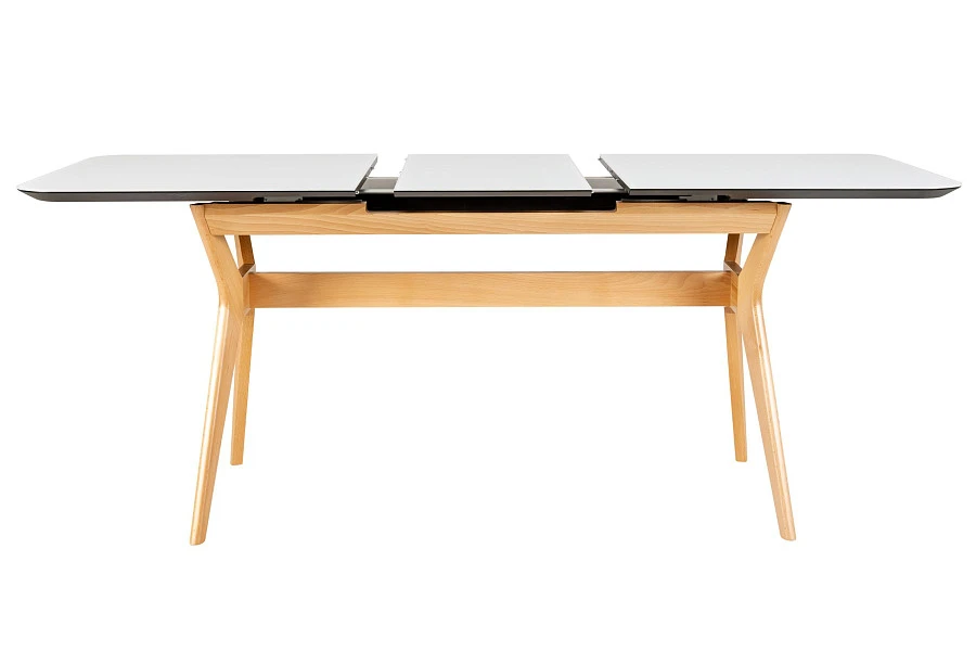 Стол раскл. Нарвик Glass 140-180 Automatic Natur/Light matte glass - фото 8