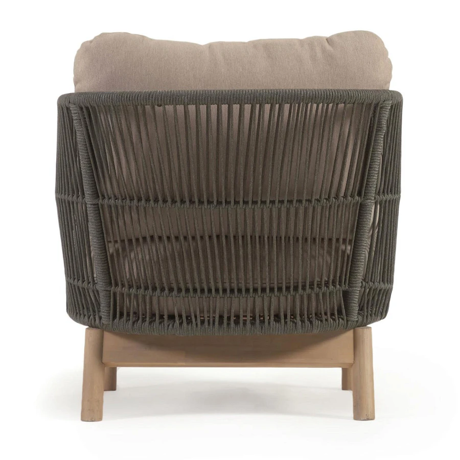 Кресло Catalina из зеленой веревки/массив акации - фото 13