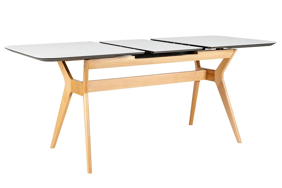 Стол раскл. Нарвик Glass 140-180 Automatic Natur/Light matte glass - фото 7