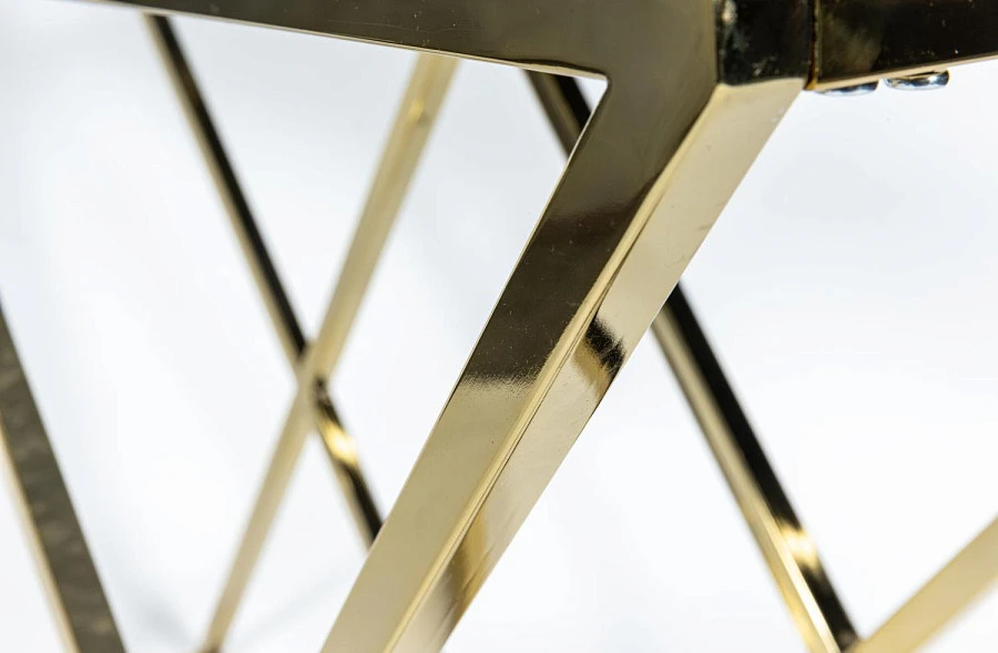 Консоль Triangles Gold 0.74x1.2x0.35м - фото 6