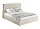 Кровать Сицилия  140х200 светло-бежевого цвета