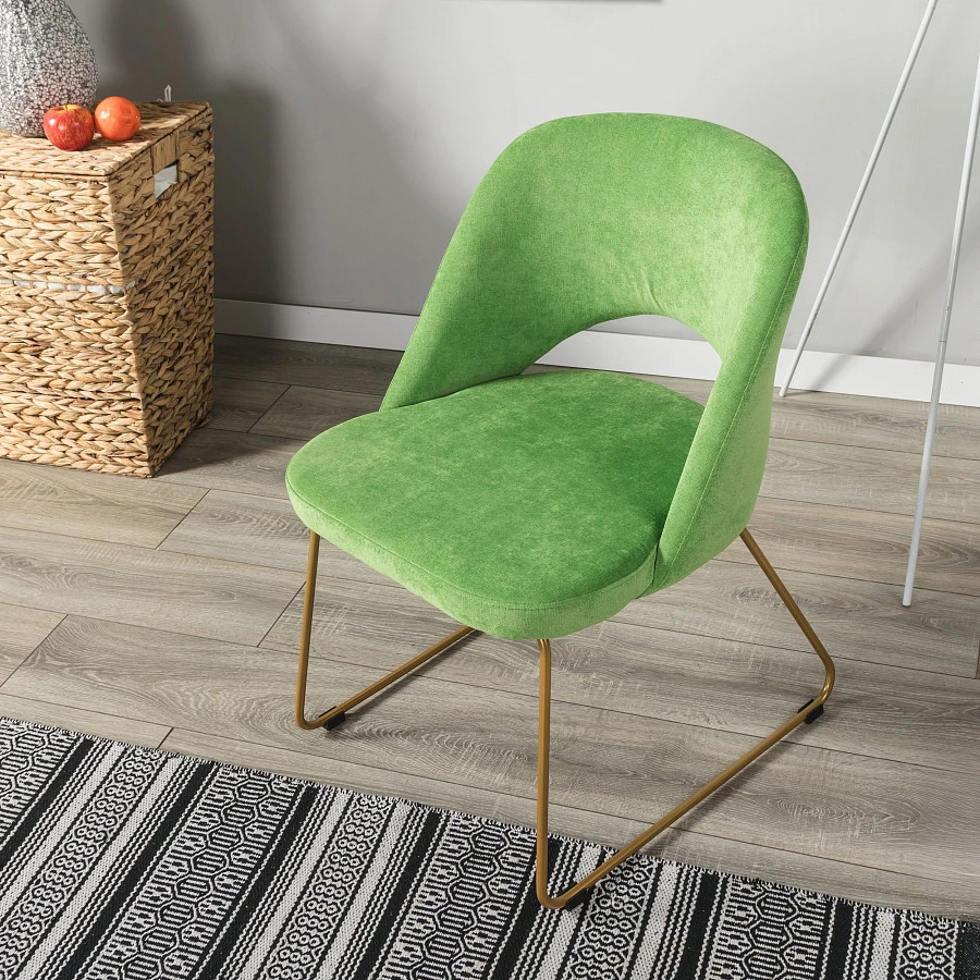 Кресло Lars Green/Линк золото - фото 9