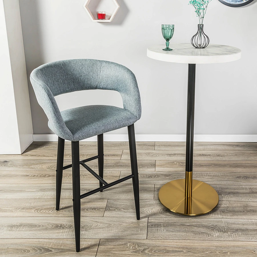 Кресло Бар.Hugs св.сер/черный - фото 6